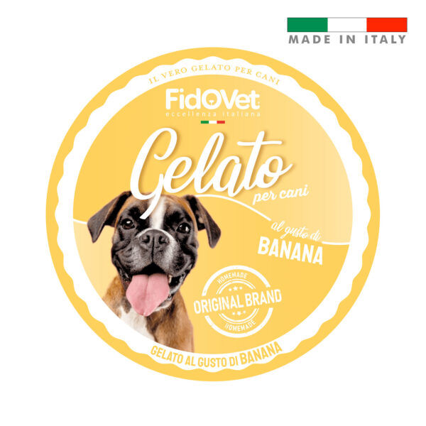 FidoVet Gelato Ice Cream for Dogs Pineapple