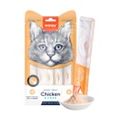 Wanpy Creamy Lickable Cat Treats Chicken & Crab 14gx5pcs