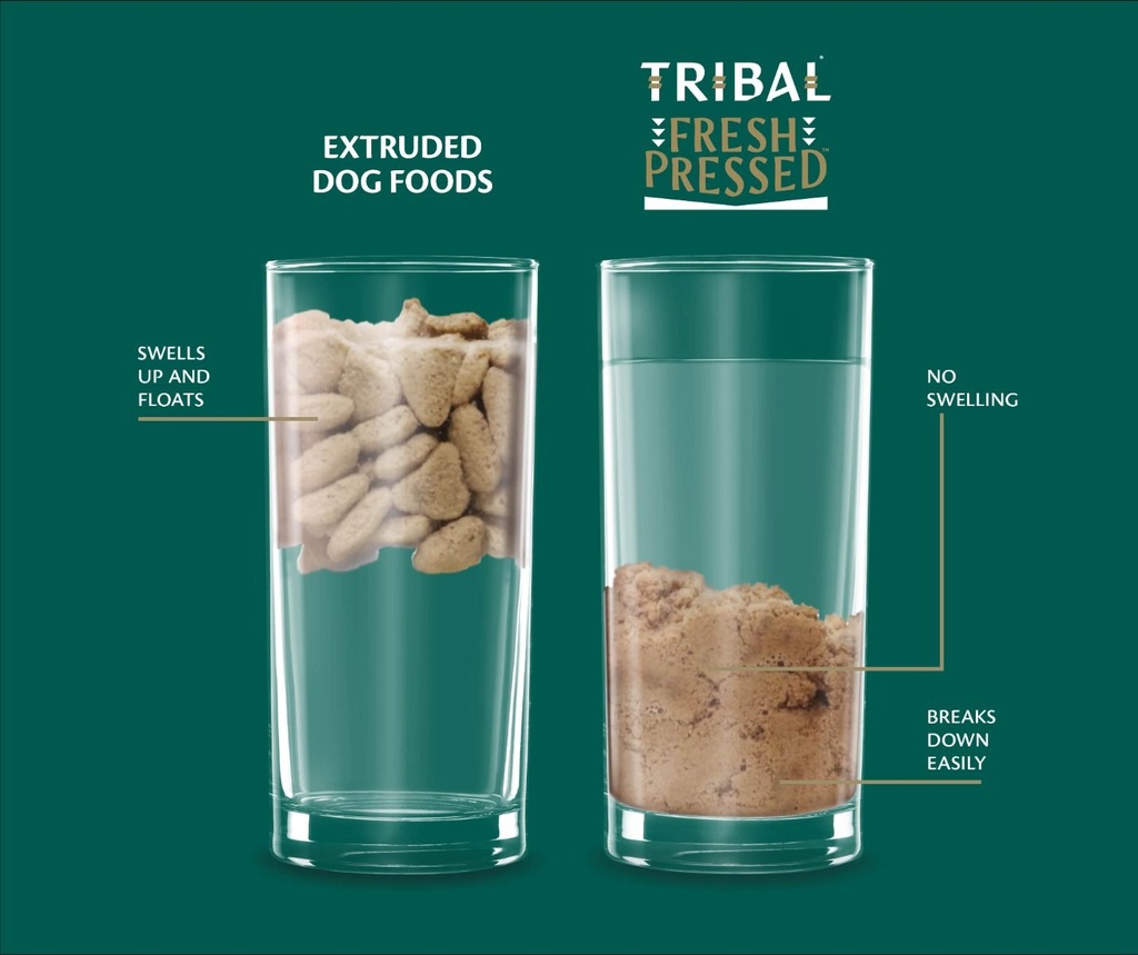 Tribal Fresh Pressed Complete Fresh Chicken Puppy Dry Dog Food 