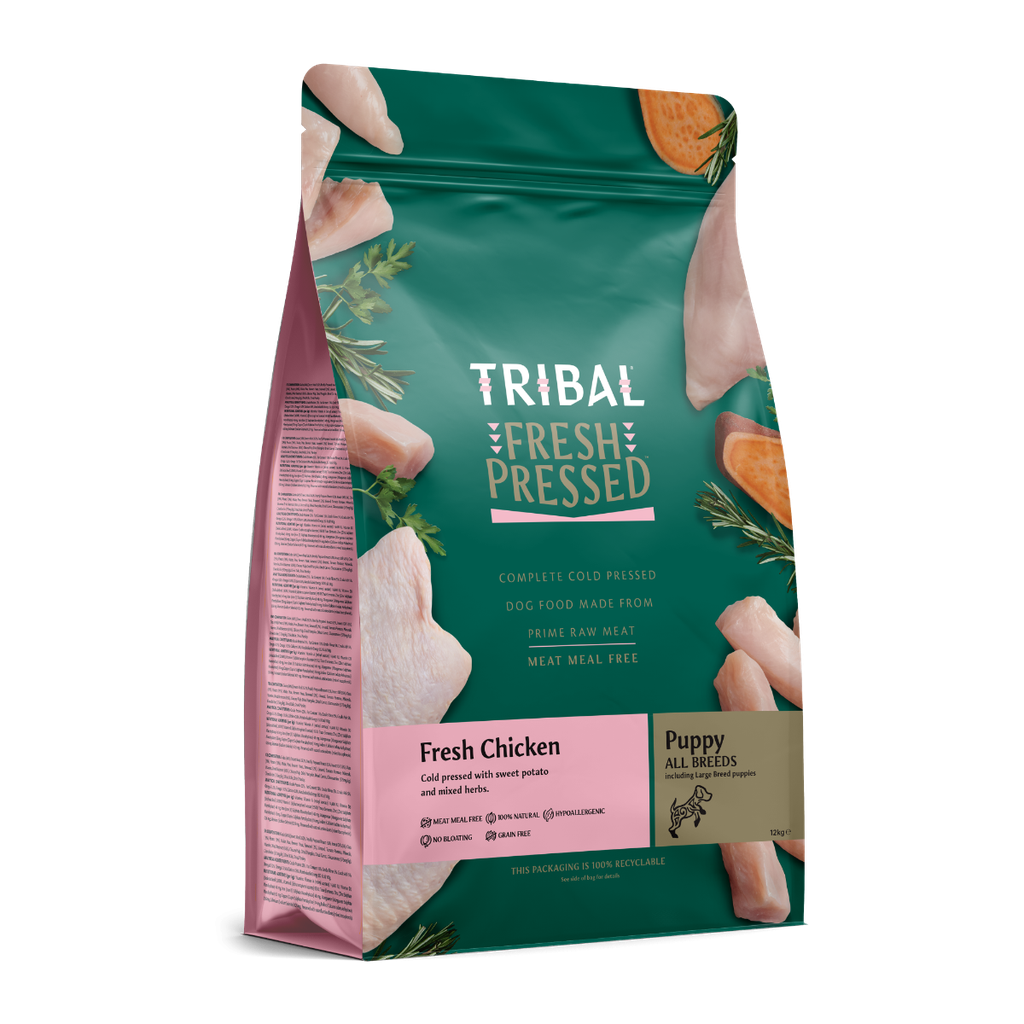 Tribal Fresh Pressed Complete Fresh Chicken Puppy Dry Dog Food 2.5kg