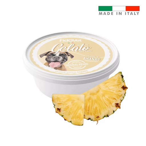 [161176] FidoVet Gelato Ice Cream for Dogs Pineapple
