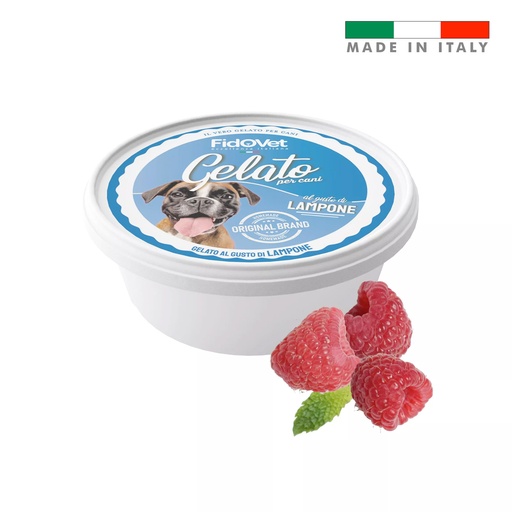 [161145] FidoVet Gelato Ice Cream for Dogs Raspberry