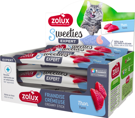 [ZL582160] Zolux Sweeties Creamy Stick For Cat Tuna 48pcs x 14gm