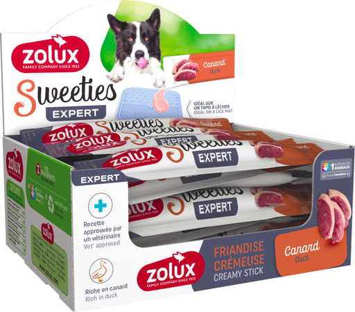 [ZL482341] Zolux Sweeties Creamy Stick For Dog Duck 48pcs x 14gm