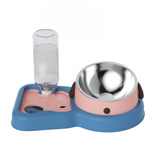 [PD-85332] Pado Magic Water Dispenser With Bowl Pink 19x10.5x31cm
