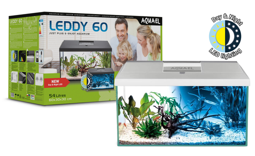 [AQ124381] Aquael Aquarium Set Leddy 60 White Day & Night