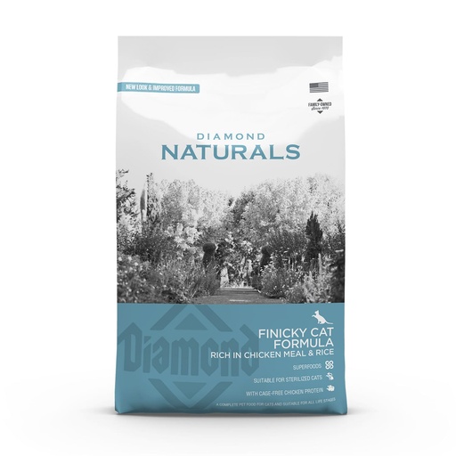 [10095] Diamond Naturals Finicky Cat Formula Rich in Chicken Meal & Rice 1kg