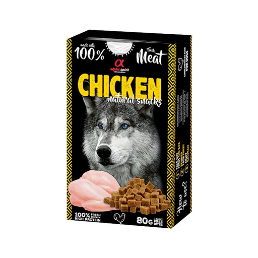 [311872] Alpha Spirit Natural Snacks for Dogs Chicken