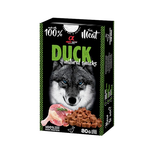 [311902] Alpha Spirit Natural Snacks for Dogs Duck 80gm