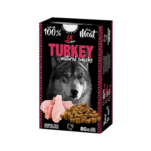 [311841] Alpha Spirit Natural Snacks for Dogs Turkey