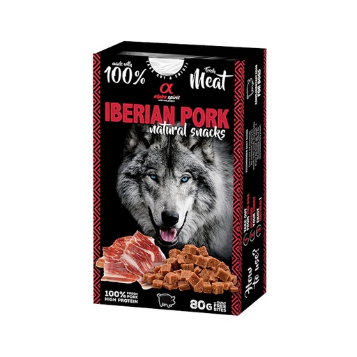 [311896] Alpha Spirit Natural Snacks for Dogs Pork