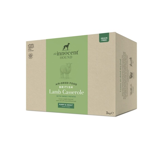 [1113-1.5kg] The Innocent Hound Air-Dried British Lamb Casserole Dry Dog Food 1.5kg
