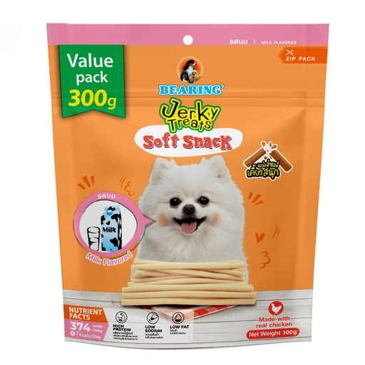 [91524] Bearring Jerky Treats Stick Milk 300 g